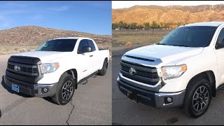 #mixflip #plastidip #toyotatundra i am not a fan of chrome so tried my
hand at using plastidip spray paint on grill. if you don't
know...plastidip is ba...