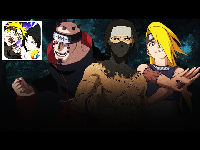 Naruto Online Mobile - Deidara All Version Gameplay 