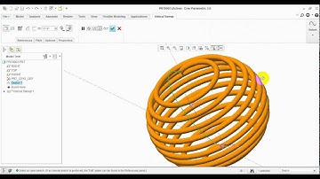Helical Sweep for springs and Threads - Creo 2.0