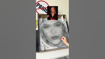 Florence Pugh in one line of thread ✨Turn your favorite photo into handmade art at  ringstring.eu❤️