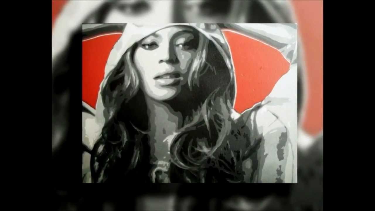 Beyonce Stencil