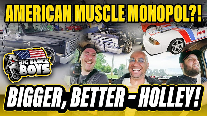 JP Performance - American Muscle Monopol?! Bigger, Better - Holley! | Big Block Boys