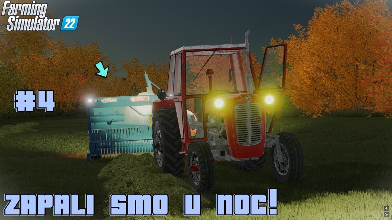 NOCNO BALiRANJE na STAROJ FARMI sa IMT539DLi i SIPMA BALIRKOM! *epizoda4*