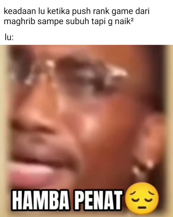 ampun dah,apalagi solo rank 😹sc mentahan video:grup fb #meme #mlbb #ff #fyp #ambatukam