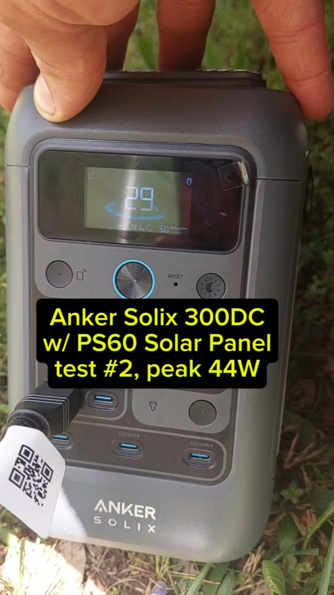 Anker Solix 300DC & PS60 Solar Panel test update #explore