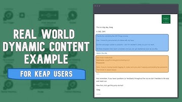 Real World Dynamic Content Use Case [for Keap Users]