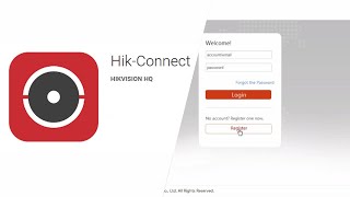 شرح التسجيل في تطبيق Hik-Connect لشركة Hikvision هيكفيجن و تفعيل الحساب