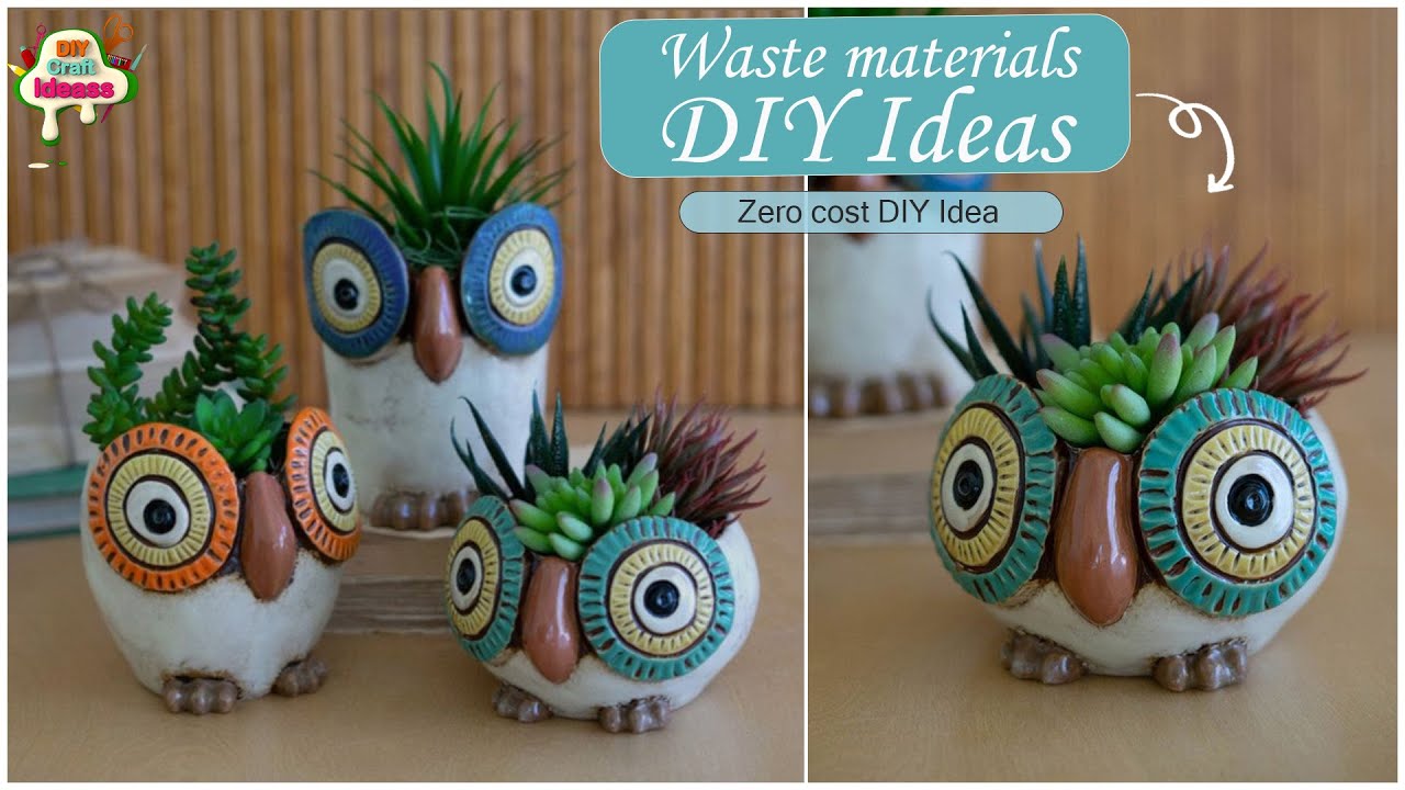 Birds hanging Diy with plastic bottle |#PlasticBottle #owls | Arush diy craft ideas
