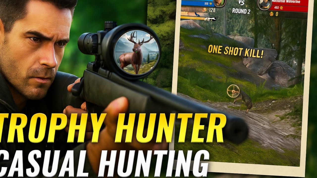 🐺🐾 Trophy Hunter - Mobile PvP Hunting with INSANE Accuracy 🎯🦌