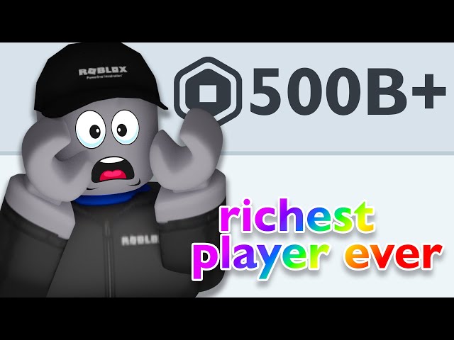 Richest Player EVER on Roblox 