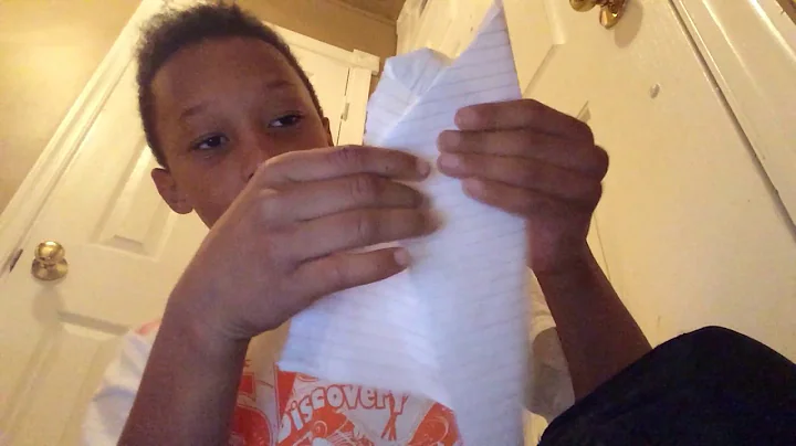 How to make a paper airplane