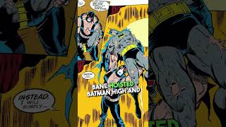 Bane Shatters Batman's Spine: Knightfall #dccomics #batman #comics #marvel #superman #bane