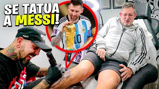 MI PADRE se TATÚA a MESSI *resultado increíble*