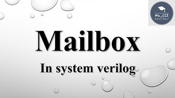 Mailbox in System verilog | Part 1 | Introduction | #systemverilog #vlsi