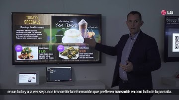 [ISE2016]LG Booth_Retail Solution_SuperSign TV_Español
