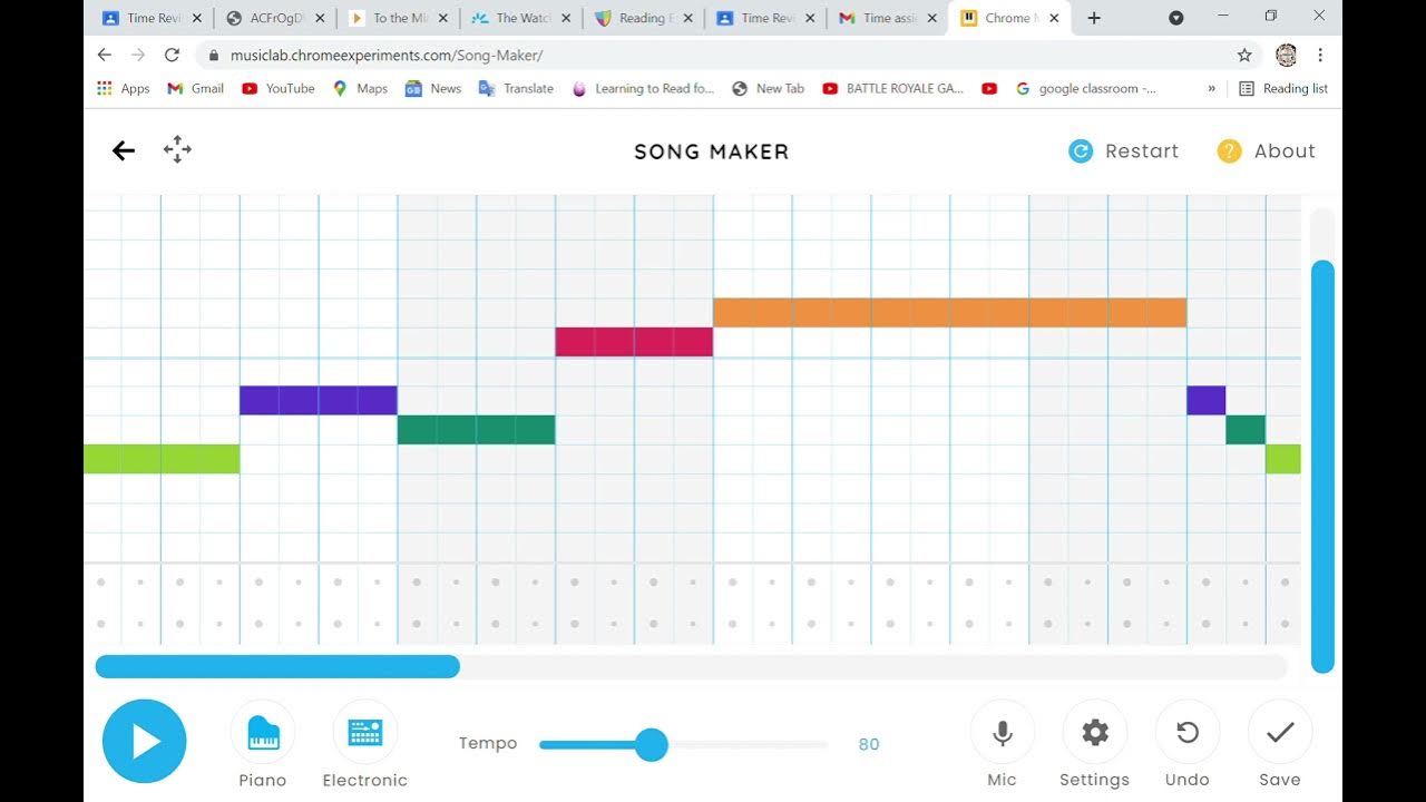 Chrome Music Lab Song Maker YouTube