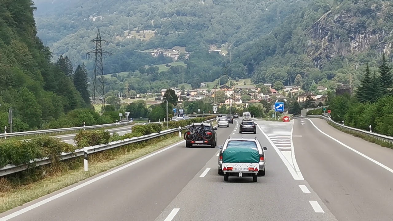 Milan Italy to Zurich Switzerland by road(19) YouTube