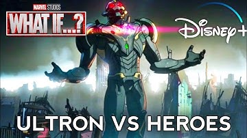 ULTRON vs GUARDIANS OF THE MULTIVERSE FULL FIGHT | What If Episode 9 | Disney+