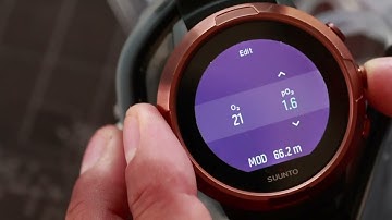 SUUNTO D5   Adjusting O2