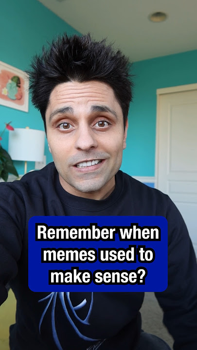 Remember when memes used to make sense?