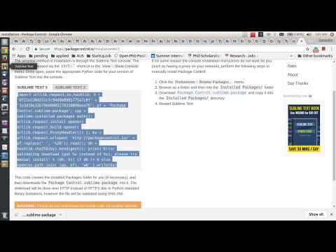 Sublime Text Typescript support in Ubuntu | Sublime text typescript package Installation