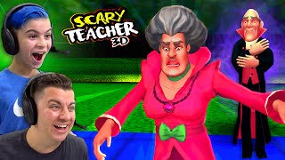 WE RUINED THE HALLOWEEN COMPETITION (SCARY TEACHER 3D) HAUNTELY HALLOWEEN