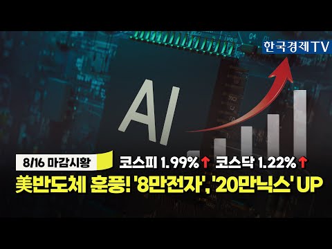 [투데이 시황]ㅣ2024년 8월 16일ㅣ주식 시장 핵심 요약ㅣ관심 업종ㅣ종목·시황 총정리