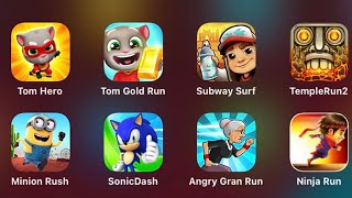 Tom Hero Dash, Ninja Run, Subway Surf, Sonic Dash, Minion Rush, Tom Gold Run Gameplay screenshot 4