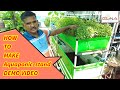 Aquaponic stand making video | abs stand | movable fish tank at terrace garden | guna garden ideas