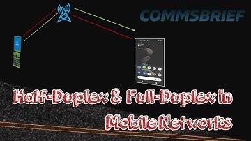 Full duplex and half duplex mobile networks
