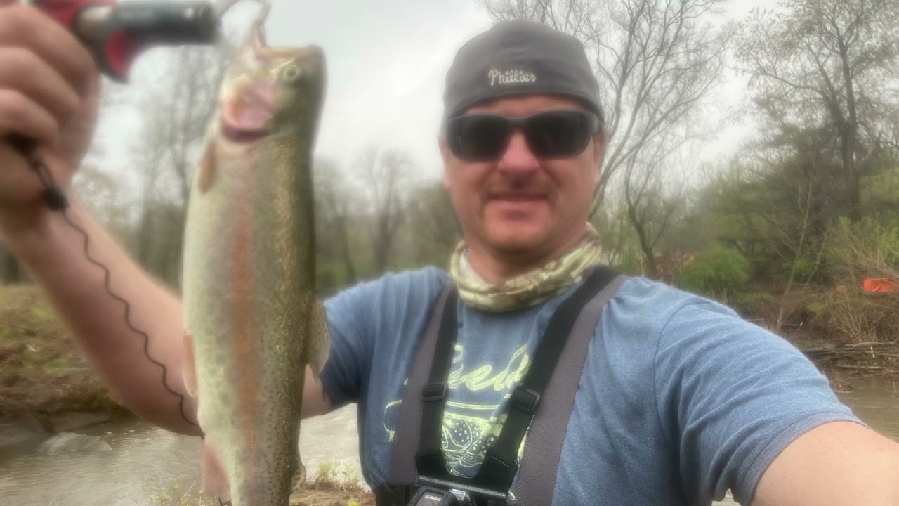 4/11/21 Trout Fishing, Chester Creek Trail Media, PA YouTube