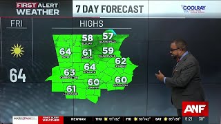 First Alert Forecast: Sunny, chilly Thursday with milder air Friday