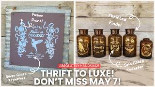 Thrift Flips with IOD Gilded Transfers! Summer Release Drops May 7 — Don’t Miss It!