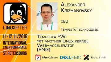Alexander Krizhanovsky: "Tempesta FW: yet another Linux kernel Web-accelerator" [ENG]