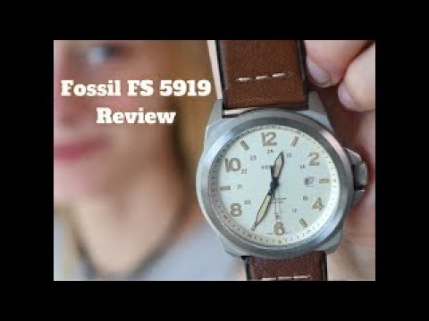 - Fossil Bronson #shorts YouTube Nylon FS5917 Watch Taupe