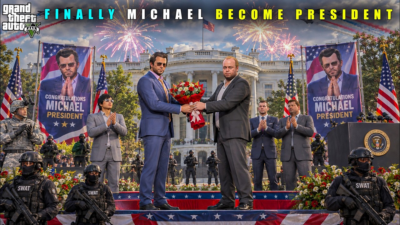 GTA 5 : FINALLY MICHAEL BECOME PRESIDENT OF LOS SANTOS || BB GAMING