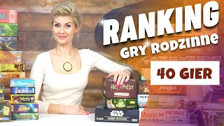 Najlepsze Rodzinne gry planszowe │Ranking - TOP 40 │