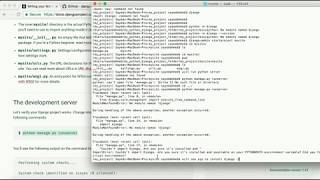 Python and Django Installation