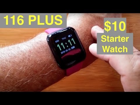 Bakeey 116 Plus Full Featured Apple Watch Shaped Starter Smartwatch for $10: Unboxing and 1st Look