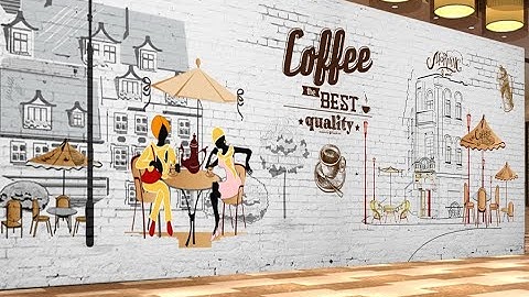 50 Mẫu Tranh 3D Vải Lụa Quán Cà Phê Tuyệt Đẹp P2 - Xưởng In Tranh 3D Vải Lụa Sài Gòn