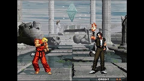 Ken vs Kyo Kusanagi - SNK vs Capcom
