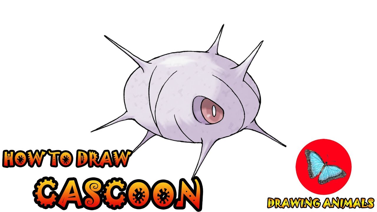 How To Draw Cascoon Pokemon | Coloring and Drawing For Kids
