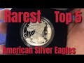 The rarest american silver eagles  what if this happened