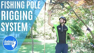 Fishing pole rigging technique AWESOME DEMO showing how