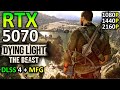 Dying Light The Beast on RTX 5070 | 1080p - 1440p - 4K | DLSS 4 + MFG | 2025