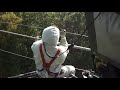 Flying our helicopter working on energized 230Kv electric lines