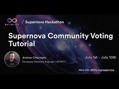 Supernova Community Voting Tutorial