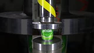 Hydraulic Press vs. Soda Can! Who Wins? :#HydraulicPress #Satisfying #Experiments #Shorts