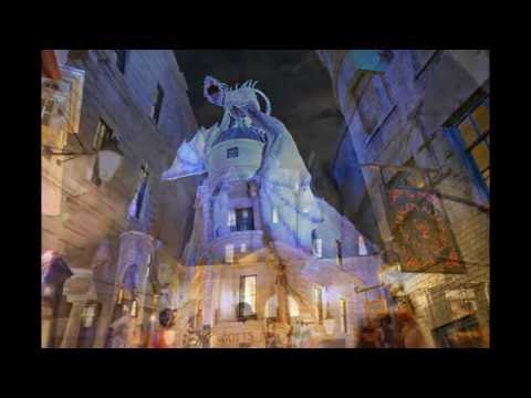 Night Time Images of Diagon Alley at Universal Orlando