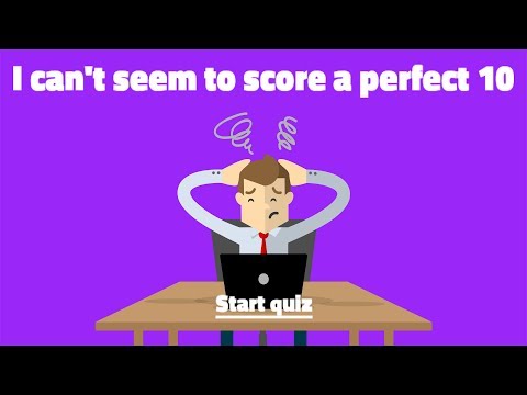 Trivia Quiz - I Can't seem to score a perfect 10